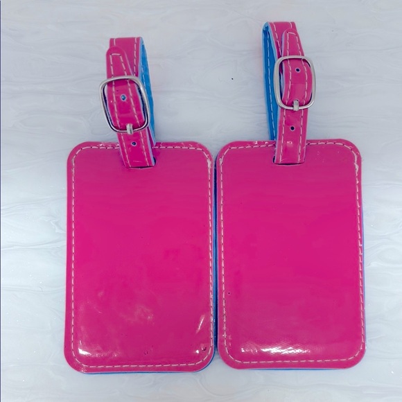 Source Unknown Other - Pink and Blue Carryon Luggage Tags